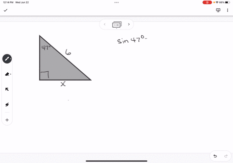 Solved 13. -/1 points SAlg Trig3 6.2.043. Find x rounded to