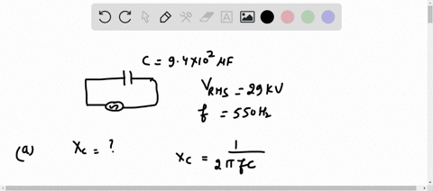 a-what-is-the-reactance-of-a-94102-f-capacitor-connected-to-a-29-kv-rms-550-hz-line-express-your-answer-using-two-significant-figures-answer-form-x_c_________ohms-b-determine-the-frequency-a-97846
