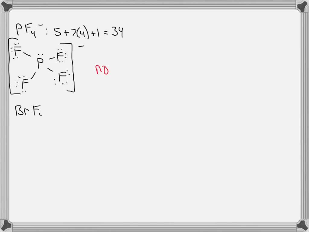 SOLVED: For which of the ions will the electron-domain and molecular  geometries be the same? Choose all that apply. PF4 BrF4 CIF4 AIF4 Submit  Previous Answers Request Answer Incorrect; Try Again; 4