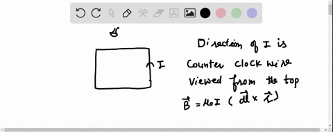 a-current-carrying-loop-of-wire-lies-flat-on-a-horizontal-tabletop-when-viewed-from-above-the-current-moves-around-the-loop-in-a-counterclockwise-sense-for-points-0n-the-tabletop-outside-the-60015