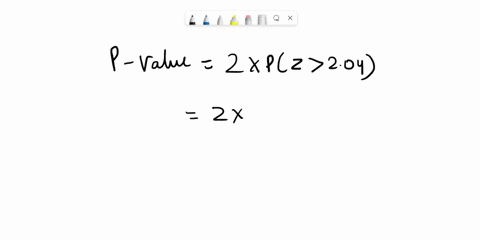 suppose-in-testing-hypothesis-about-mean-the-ztest-statistic-is-computed-to-be-204-the-null-hypothesis-should-be-rejected-if-the-chosen-level-of-significance-is-001-and-two-tail-test-is-used-02222