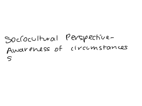 what-is-the-sociocultural-perspective-24498