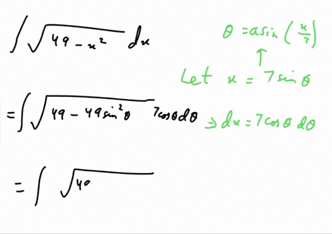 perform-the-integration-using-trigonometric-substitution