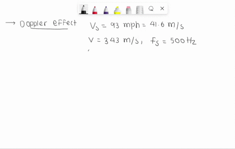a-car-moving-at-93-mihr-passes-a-stationary-police-car-whose-siren-has-a-frequency-of-500-hz-what-is-the-frequency-change-heard-by-an-observer-in-the-moving-car-as-he-passes-the-police-car-t-86055