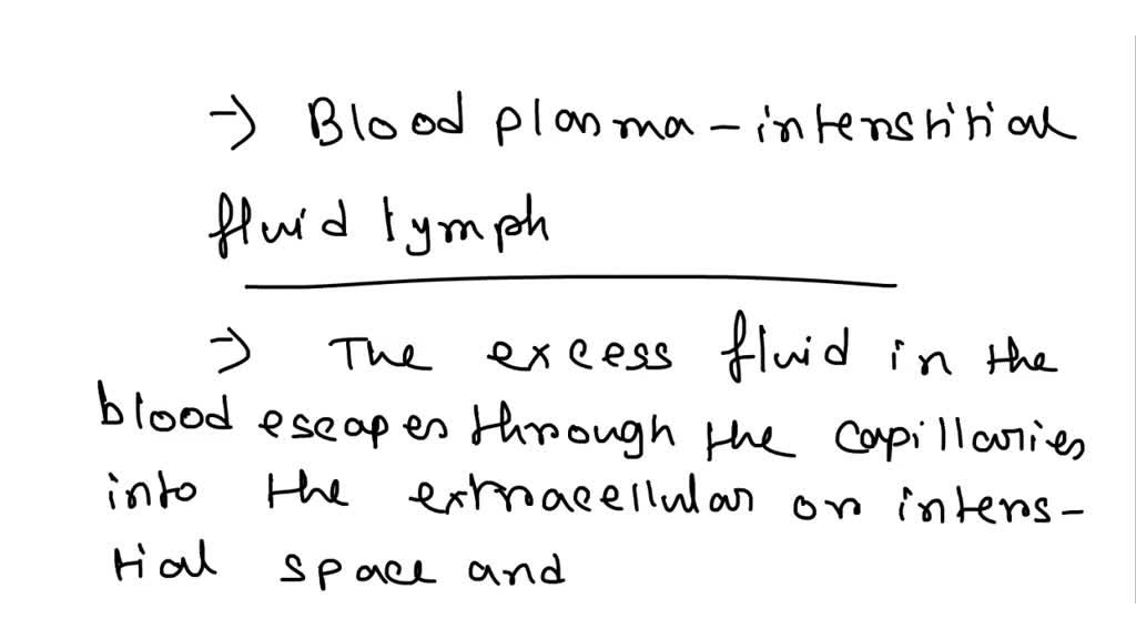 Which Of The Following Statements Regarding Interstitial Fluid Is Correct SOLVED: Place the following steps of lymphatic flow in the correct