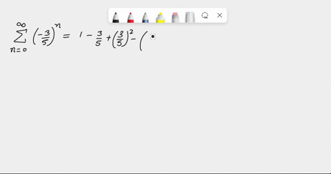 find-the-sum-of-the-convergent-series-3-5-n-n-0-64968