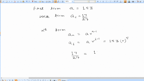 in-a-geometric-progression-the-first-term-is-153-and-the-sixth-term-is-1727-the-sum-of-the-first-four-term-is-69921
