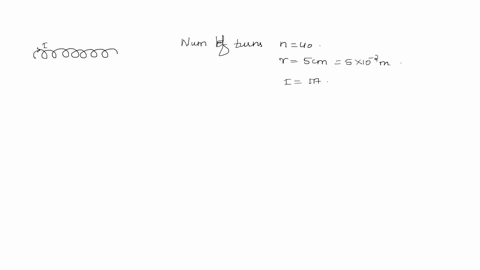 a-circular-coil-placed-horizontally-has-40-turns-each-of-5-cm-radius-a-current-of-1a-flows-through-it-which-appears-to-be-clockwise-from-a-point-vertically-above-it-find-the-magnitude-and-direction-of