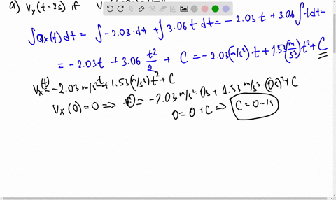 the-acceleration-of-a-particle-is-given-by-axt-203ms2-306ms3t-a-if-the-velocity-of-the-particle-at-t0-seconds-is-0ms-find-the-velocity-of-the-particle-at-t2-seconds-b-if-the-position-of-the-07305