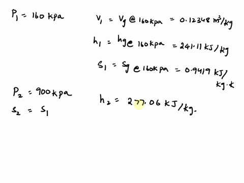 refrigerant-134a-enters-an-adiabatic-compressor-as-saturated-vapor-at-160-kpa-at-a-rate-of-2-m3-min-and-is-compressed-to-a-pressure-of-900-kpa-determine-the-minimum-power-that-must-be-suppli-16806