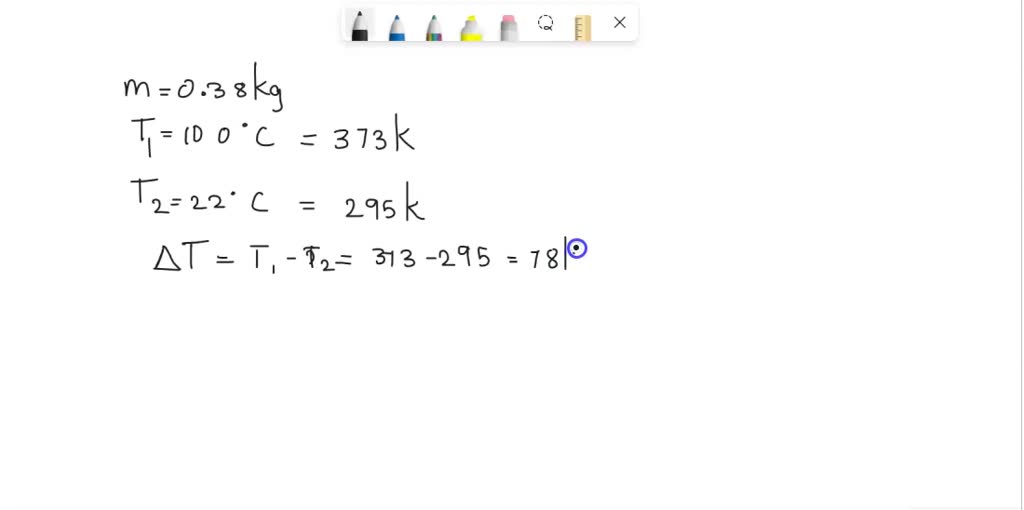 SOLVED: Calculate Stot when two iron blocks, each of mass 1.00 kg, one ...