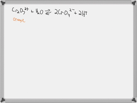 consider-the-following-equilibrium-cr2o72-h2o-2cro42-2h-orange-yellow-a-what-would-happen-to-the-equilibrium-and-color-of-solution-if-hcl-was-added-to-this-system-explain-your-answer-b-what-27527