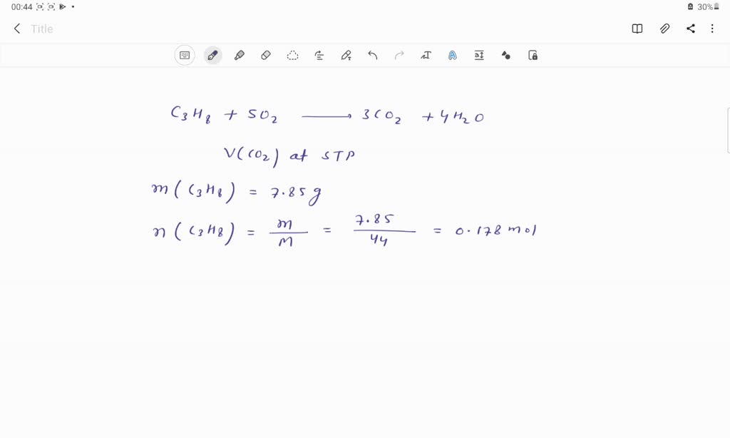 SOLVED Calculate the number of liters of Carbon dioxide measured at