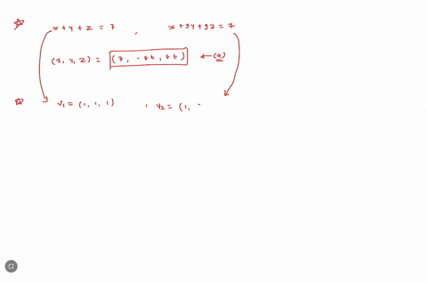 consider-the-following-planes-x-y-z-7-x-9y-9z-7-a-find-parametric-equations-for-the-line-of-intersection-of-the-planes-use-xt-yt-zt-7-8t8t-b-find-the-angle-between-the-planes-round-your-answ-24256