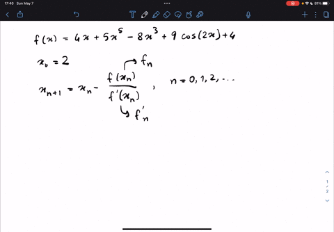 fx4x5x5-8x39cos2x4-find-the-root-of-fx-at-the-end-of-the-2nd-iteration-under-the-initial-condition-x02-use-the-newton-raphson-method-take-the-stopping-tolerance-le-5-a-14598-b13105-c18102-d-09641-e-12