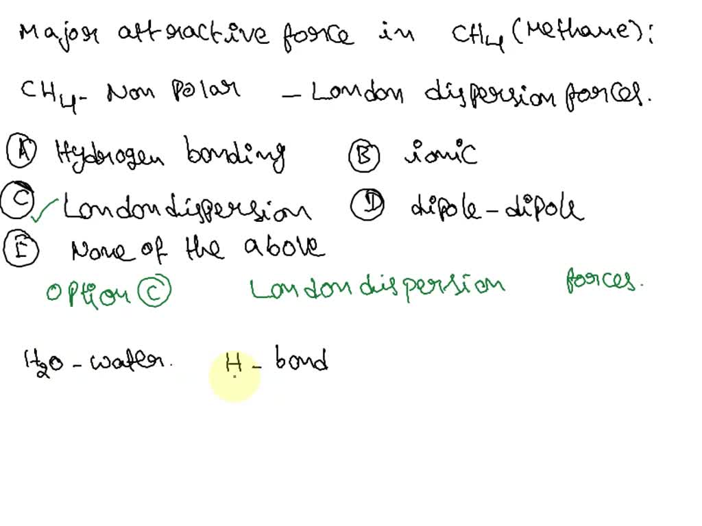SOLVED 1 a) What is London's dispersion force and how does it arise? b) What is the