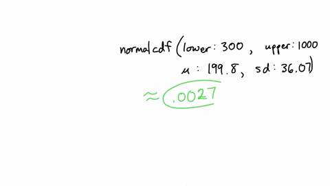 the-weight-of-american-adult-males-follows-a-normal-distribution-with-mean-1998-ibs-and-standard-deviation-o3607-ibswhat-is-the-probability-that-an-adult-male-american-weighs-more-than-300-l-26147