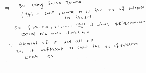 exercise-11-let-p-be-an-odd-prime-prove-that-2p-1-if-p-1-or-7-mod-8-and-1-if-p-3-or-5-mod-8-hint-gauss-lerma-08538