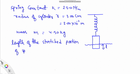 when-in-equilibrium-what-length-of-the-cylinder-is-submerged