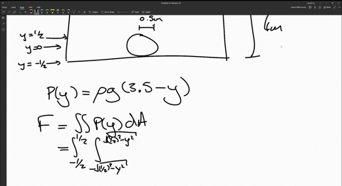 Pool Diving Math Problem A diving pool that is 7 m deep and full of water has a viewing window ...