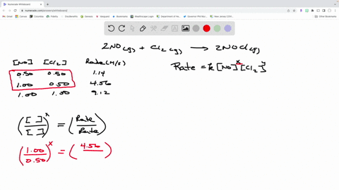 nitrogen-monoxide-reacts-with-chlorine-according-to-the-equation-2nog-cl2g-2nocig-the-following-initial-rates-of-reaction-have-been-observed-for-certain-reactant-concentrations-no-ci-rate-mi-70728