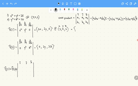 find-a-vector-equation-for-the-tangent-line-to-the-curve-of-intersection-of-the-cylinders-x2-y2-25-and-y2-z2-20-at-the-point-3-4-2-69032