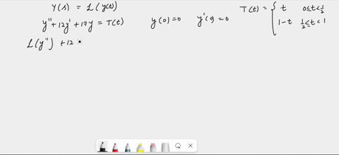 poin-take-the-laplace-transform-of-the-following-initial-value-problem-and-solve-for-ys-cyt-v-123-i7y-tlt-90-0-q-0-0-12-tlt-4-tt-12-t-1-wnerc-tt-ys-graph-ot-tt-trangular-wave-junction-91902
