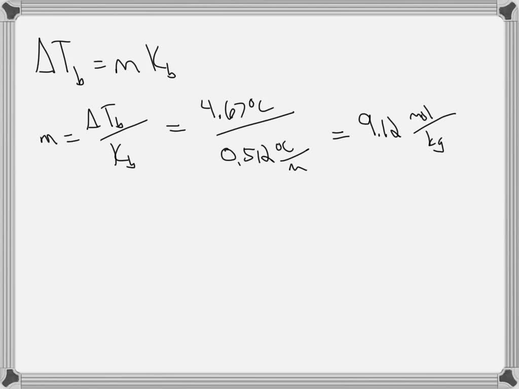 SOLVED The boiling point of pure water is 100.00ºC. How many grams of