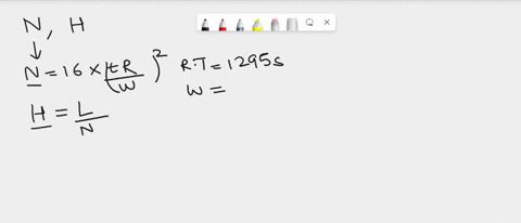 calculate-the-number-of-theoretical-plates-and-plate-height-for-a-peak-with-a-retention-time-of-1295-seconds-a-width-at-the-baseline-of-27-seconds-and-elutes-from-a-15-m-column-78572