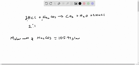 sodium-carbonate-na2co3-is-available-in-very-pure-form-and-can-be-used-to-standardize-acid-solutions-what-is-the-molarity-of-an-hcl-solution-if-323-ml-of-the-solution-is-required-to-react-wi-88316