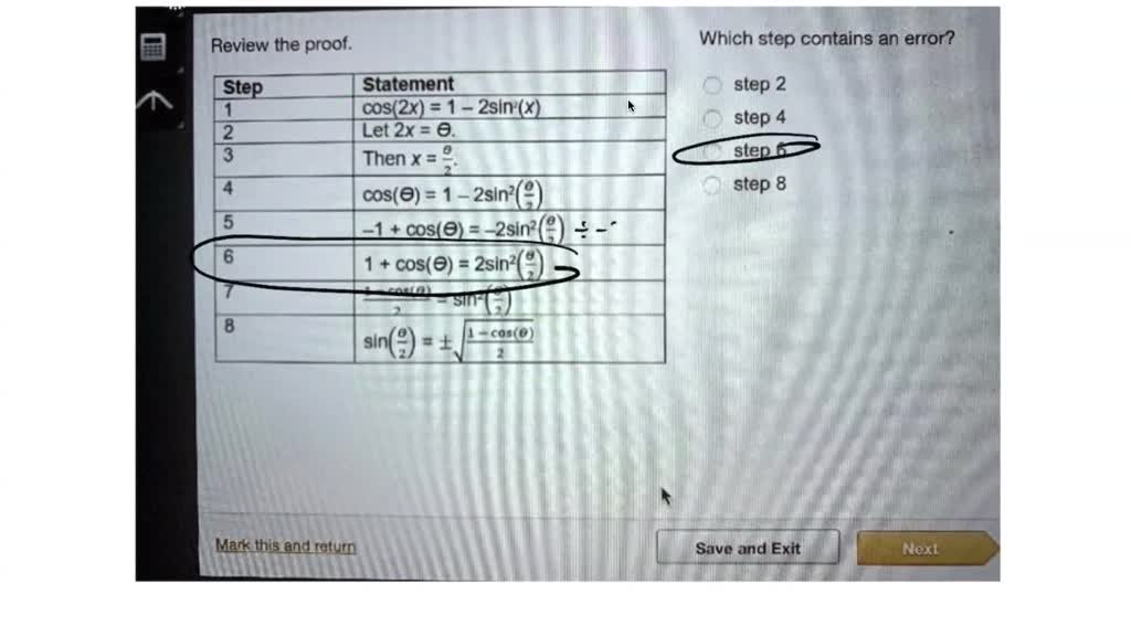 SOLVED: 'Any help is appreciated, this is timed :) Review the proof - The Last Step In A Proof Contains The .