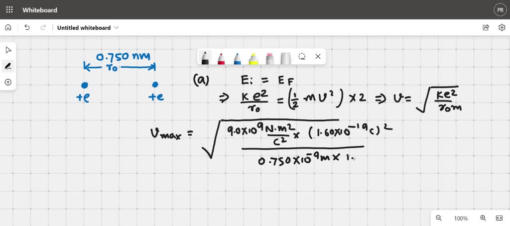 Solved Two Protons Are Released From Rest When They Are Nm Apart What Is The Maximum