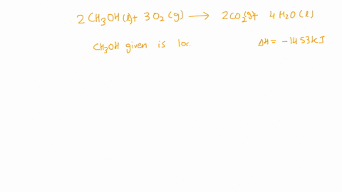 for-the-following-chemical-reaction-dh-1453-kj-2-ch3ohl-3-o2g-2-co2g-4-h2ol-how-much-energy-in-kilojoules-will-be-released-when-100-g-of-ch3oh-undergo-combustion-mm-ch3oh-3204-a7265-kj-b2906-10068