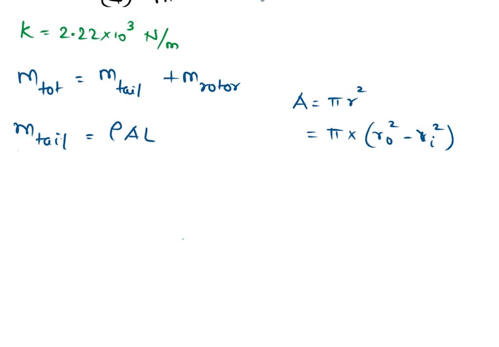 SOLVED: Part 1 (15 pts) Consider a helicopter with the following data ...
