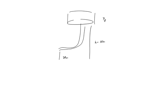 the-water-level-in-a-water-tower-is-50-m-above-the-ground-what-is-the-gauge-pressure-of-the-water-at-a-faucet-that-is-20-m-above-the-ground-24793