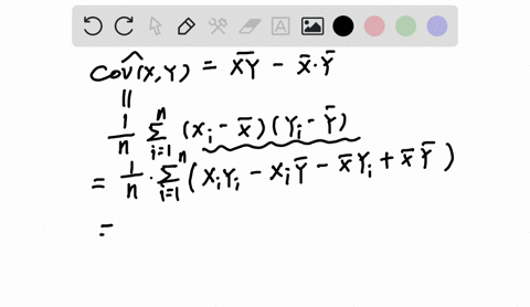 using-the-properties-of-summation-prove-the-shortcut-rule-for-the-sample-covariance-covxy-xy-xy-hint-in-this-class-the-sample-covariance-between-x-and-y-is-defined-as-covxr-xix-xy-y-upload-a-90653