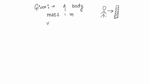 a-body-of-mass-m-collides-against-a-wall-with-a-velocity-v-and-rebounds-with-the-same-speed-its-change-of-momentum-is-a-2-mv-b-mv-c-mv-d-zero