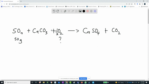 the-air-pollutant-sulfur-dioxide-is-removed-from-the-air-by-means-of-a-reaction-among-sulfur-dioxide-calcium-carbonate-and-oxygen-the-products-of-this-reaction-are-calcium-sulfate-and-carbon-dioxide-h