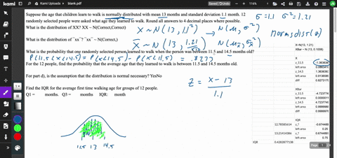 suppose-the-age-that-children-learn-to-walk-is-normally-distributed-with-mean-13-months-and-standard-deviation-11-month-12-randomly-selected-people-were-asked-what-age-they-learned-to-walk-r-41057