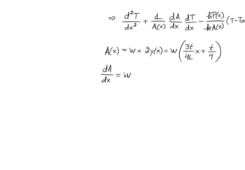 q1-consider-a-variable-area-fin-with-length-l-width-of-w-and-thickness-t-at-fin-base-root-under-the-following-boundary-conditions-at-fin-base-root-xl-quad-yt-2-50-marks-at-fin-tip-x0-quad-yt-8-a-der-2