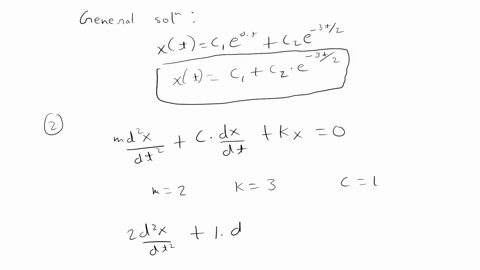 2-consider-mass-and-spring-system-with-mass-m-2-and-spring-constant-k-3-set-up-and-find-the-general-solution-of-the-system-3-consider-mass-and-spring-system-with-mass-m-2-spring-constant-k-3-88284