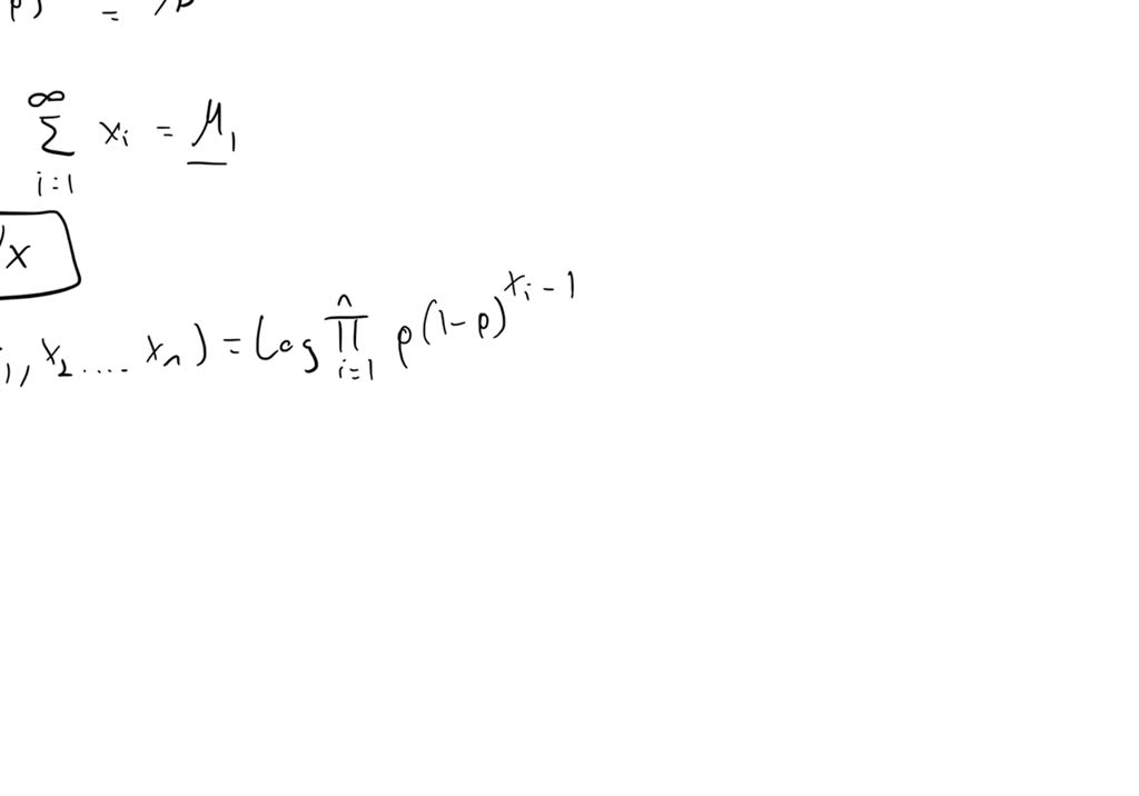 SOLVED 7. Suppose that X follows a geometric distribution; P(X = k