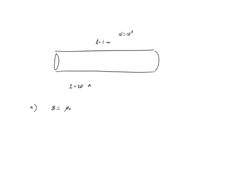 a-100-cm-long-solenoid-has-1000-turns-of-wire-carrying-a-current-of-20a-a-what-is-the-magnitude-of-the-magnetic-field-inside-the-solenoid-b-what-is-the-magnetic-field-outside-of-the-solenoid-97582