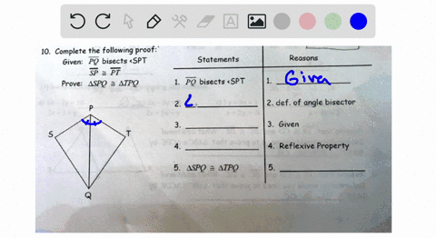 complete-the-following-proof-given-pq-bisects-spt-sf-pt-prove-aspq-atpq-statements-reasons-po-bisects-spt-2-def-of-angle-bisector-given-reflexive-property-aspq-atpq-09911