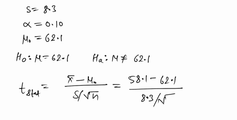 you-wish-to-test-the-following-claim-ha-at-a-significance-level-of-010-ho-621-ha-621-you-believe-the-population-is-normally-distributed-but-you-do-not-know-the-standard-deviation-you-obtain-41391