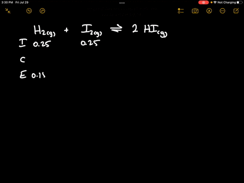 at-a-high-temperature-equal-concentrations-of-025-moll-of-h2g-and-i2g-are-initially-present-in-a-flask-the-h2-and-i2-react-according-to-the-balanced-equation-below-h2g-i2g-2-hig-when-equilib-97936