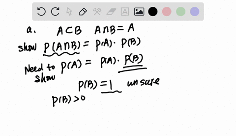 suppose-that-a-b-and-that-pa-0-and-pb-0-are-a-and-b-independent-prove-your-answer-b-if-pa-0pb-0-and-pa-paib-show-that-pb-pbia-59402