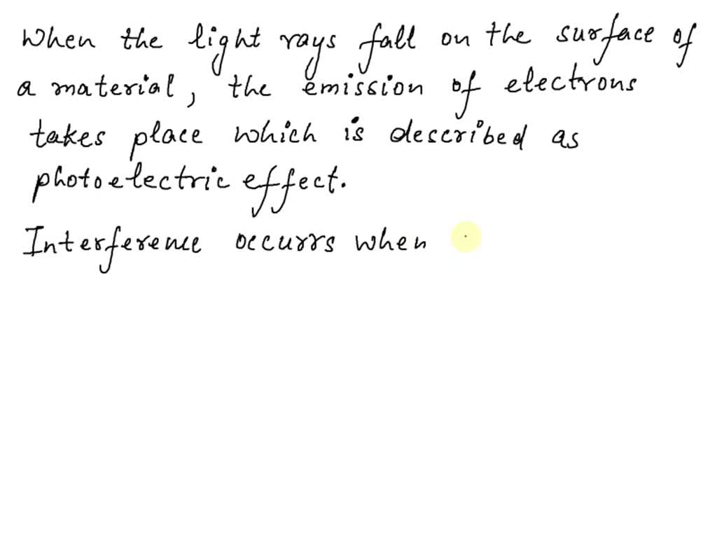 SOLVED Does the photoelectric effect prove that light is made of
