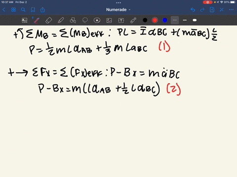 each-of-the-3-kg-bars-a-b-and-b-c-is-of-length-l500-mathrmmm-a-horizontal-force-mathrmp-of-magnitude-27364