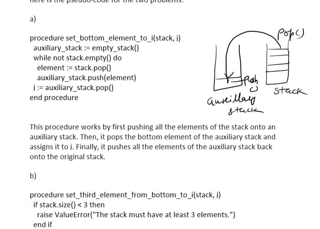 Solved Write A C Program To Implement Stack Data Structure Using Linked Lists Do The Following 8155